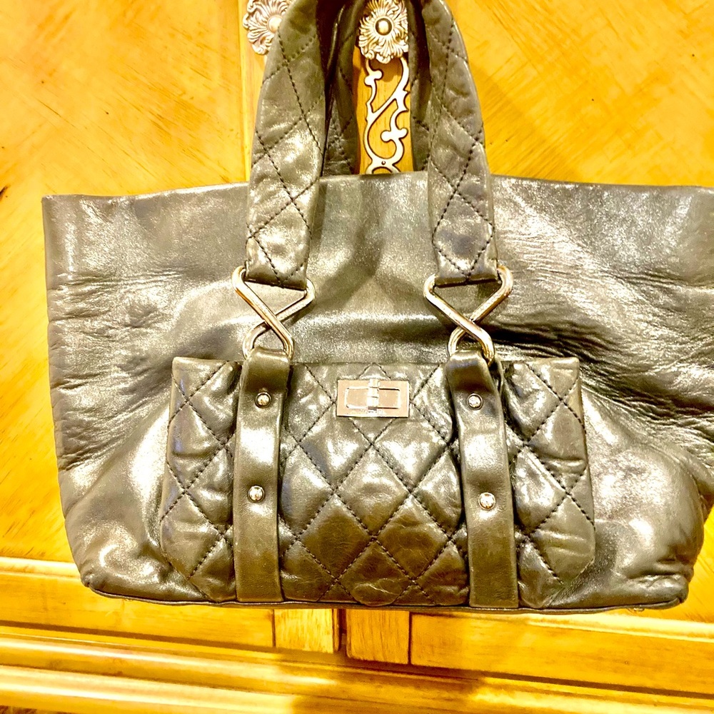 Chanel Black  8 Knots Lambskin Tote Bag